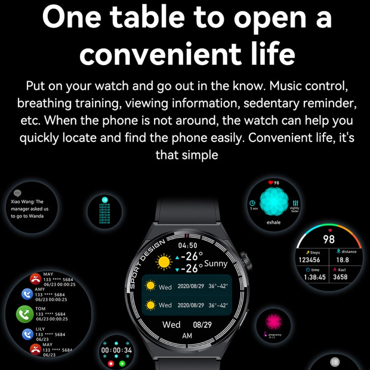 HDT 3 Max 1,6 pollici Cinturino in silicone IP67 Impermeabile Smart Watch Supporto Chiamata Bluetooth / NFC, Silicone Band (Black), Silicone Band (Silver)