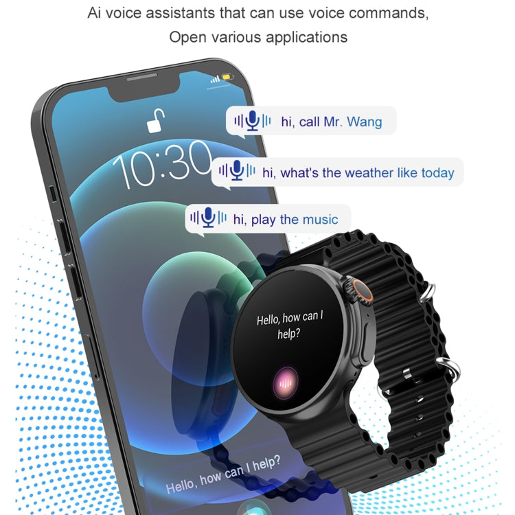 K9 Ultra Pro Cinturino in silicone da 1,39 pollici IP67 Smart Watch impermeabile Supporto chiamata Bluetooth / NFC
