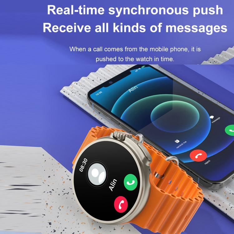K9 Ultra Pro Cinturino in silicone da 1,39 pollici IP67 Smart Watch impermeabile Supporto chiamata Bluetooth / NFC