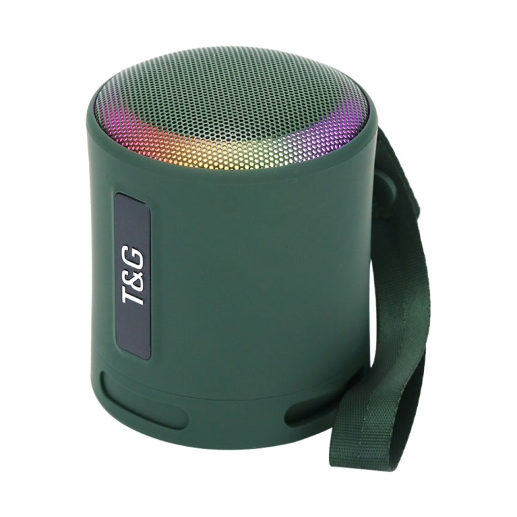 T&G TG373 Subwoofer altoparlante Bluetooth wireless multicolore RGB portatile da esterno con luce a LED
