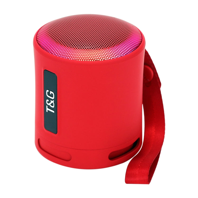 T&G TG373 Subwoofer altoparlante Bluetooth wireless multicolore RGB portatile da esterno con luce a LED