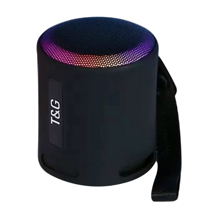 T&G TG373 Subwoofer altoparlante Bluetooth wireless multicolore RGB portatile da esterno con luce a LED