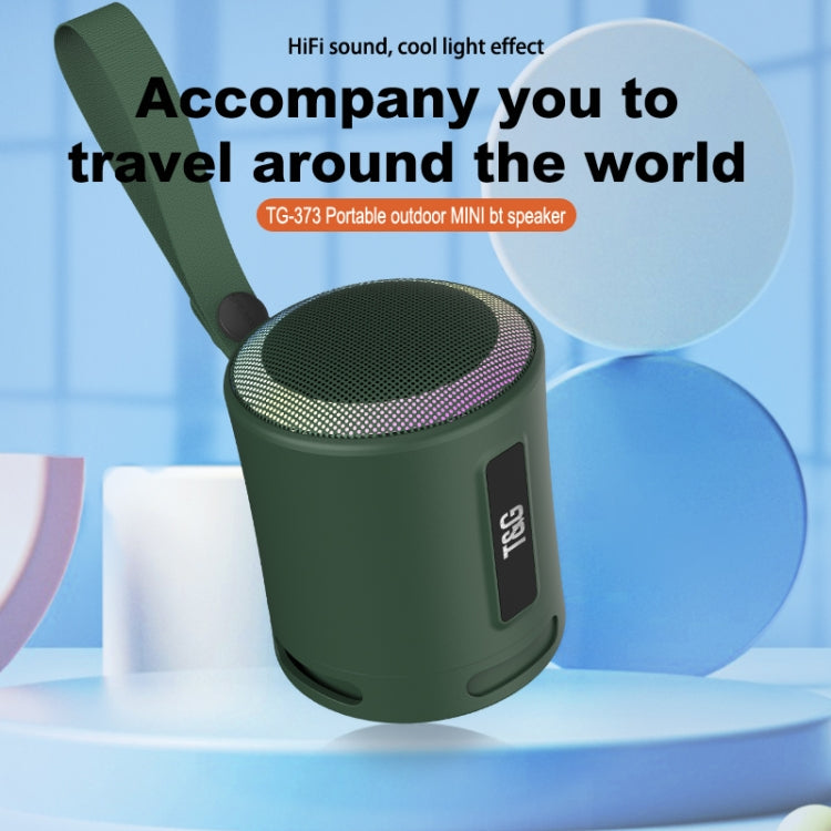 T&G TG373 Subwoofer altoparlante Bluetooth wireless multicolore RGB portatile da esterno con luce a LED