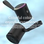 T&G TG373 Subwoofer altoparlante Bluetooth wireless multicolore RGB portatile da esterno con luce a LED