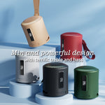 T&G TG373 Subwoofer altoparlante Bluetooth wireless multicolore RGB portatile da esterno con luce a LED