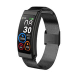 K13 1.14 pollici Steel Band Auricolare Staccabile Smart Watch Supporto Chiamata Bluetooth, Steel Band (Black), Steel Band (Gold)