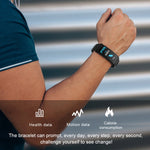 K13 1.14 pollici Steel Band Auricolare Staccabile Smart Watch Supporto Chiamata Bluetooth, Steel Band (Black), Steel Band (Gold)