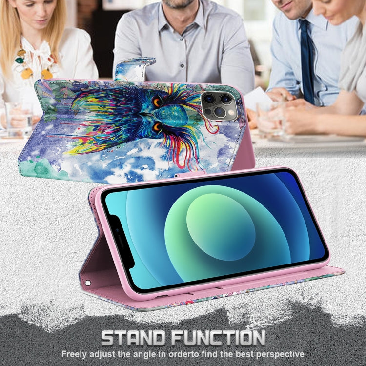 Modello di pittura 3D TPU + custodia per telefono in pelle PU, For Motorola Moto G73, For OnePlus 11