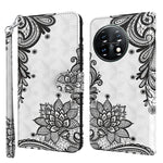 Modello di pittura 3D TPU + custodia per telefono in pelle PU, For Motorola Moto G73, For OnePlus 11