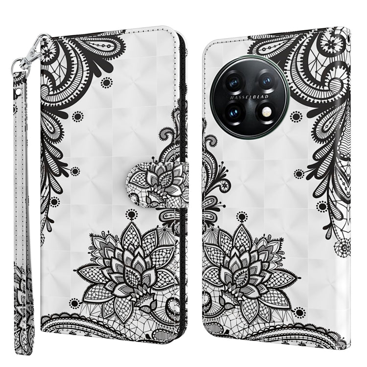 Modello di pittura 3D TPU + custodia per telefono in pelle PU, For Motorola Moto G73, For OnePlus 11
