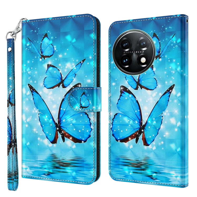 Modello di pittura 3D TPU + custodia per telefono in pelle PU, For Motorola Moto G73, For OnePlus 11