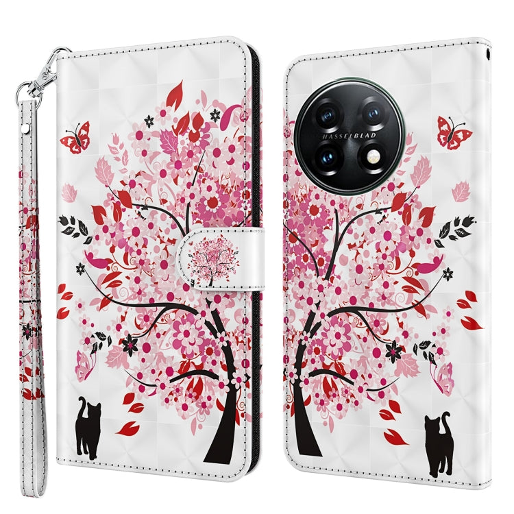 Modello di pittura 3D TPU + custodia per telefono in pelle PU, For Motorola Moto G73, For OnePlus 11