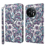 Modello di pittura 3D TPU + custodia per telefono in pelle PU, For Motorola Moto G73, For OnePlus 11