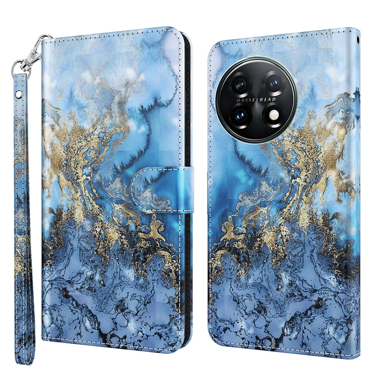 Modello di pittura 3D TPU + custodia per telefono in pelle PU, For Motorola Moto G73, For OnePlus 11