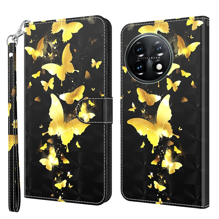 Modello di pittura 3D TPU + custodia per telefono in pelle PU, For Motorola Moto G73, For OnePlus 11