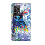 Modello di pittura 3D TPU + custodia per telefono in pelle PU, For Samsung Galaxy A24, For Samsung Galaxy A34 5G