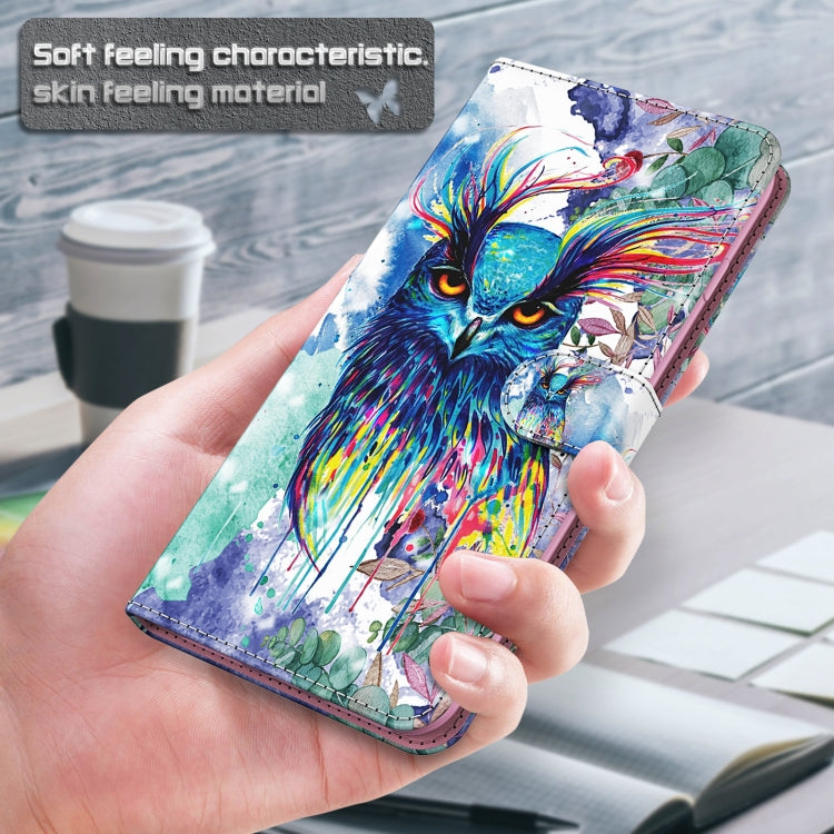 Modello di pittura 3D TPU + custodia per telefono in pelle PU, For Samsung Galaxy A24, For Samsung Galaxy A34 5G