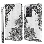 Modello di pittura 3D TPU + custodia per telefono in pelle PU, For Samsung Galaxy A24, For Samsung Galaxy A34 5G