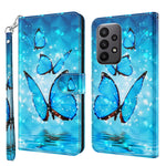 Modello di pittura 3D TPU + custodia per telefono in pelle PU, For Samsung Galaxy A24, For Samsung Galaxy A34 5G