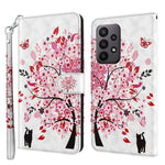 Modello di pittura 3D TPU + custodia per telefono in pelle PU, For Samsung Galaxy A24, For Samsung Galaxy A34 5G