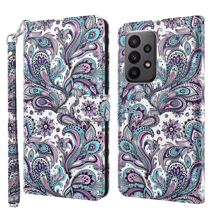 Modello di pittura 3D TPU + custodia per telefono in pelle PU, For Samsung Galaxy A24, For Samsung Galaxy A34 5G