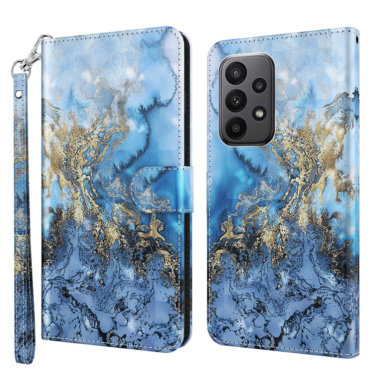 Modello di pittura 3D TPU + custodia per telefono in pelle PU, For Samsung Galaxy A24, For Samsung Galaxy A34 5G
