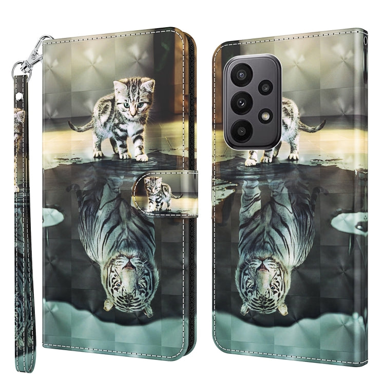 Modello di pittura 3D TPU + custodia per telefono in pelle PU, For Samsung Galaxy A24, For Samsung Galaxy A34 5G
