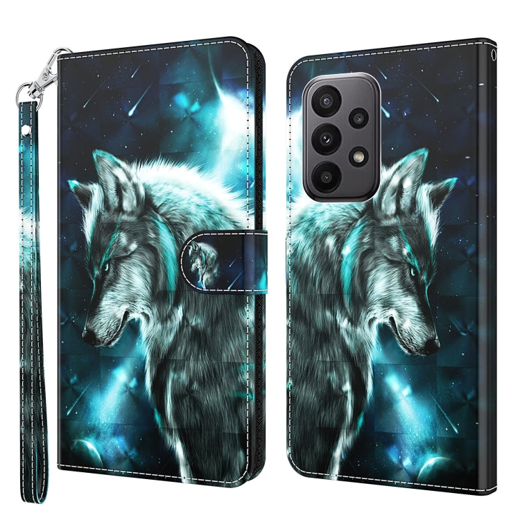 Modello di pittura 3D TPU + custodia per telefono in pelle PU, For Samsung Galaxy A24, For Samsung Galaxy A34 5G