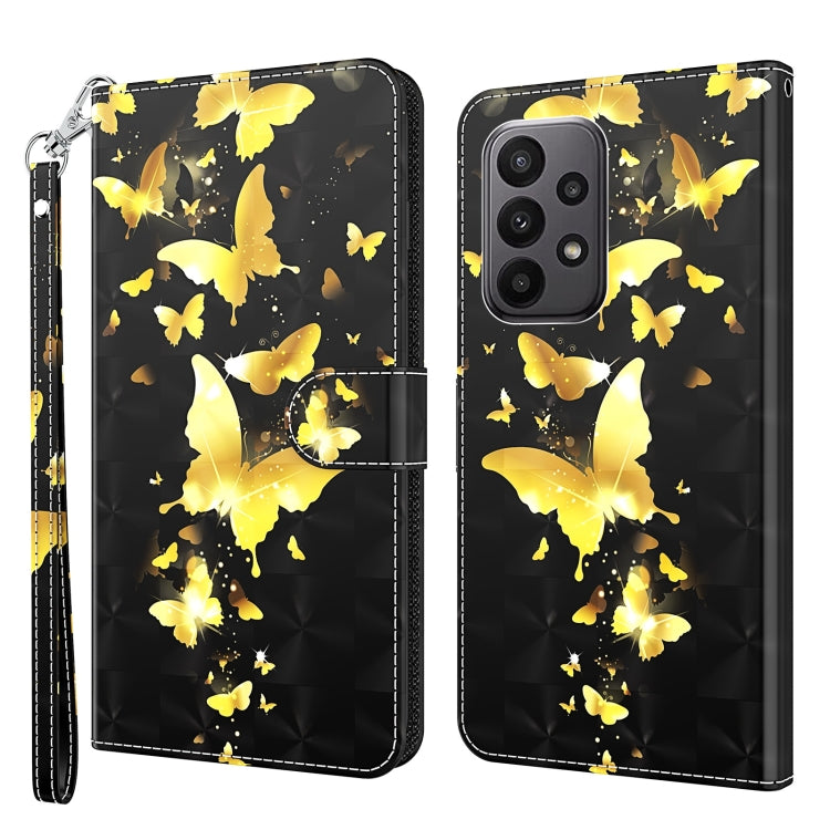 Modello di pittura 3D TPU + custodia per telefono in pelle PU, For Samsung Galaxy A24, For Samsung Galaxy A34 5G