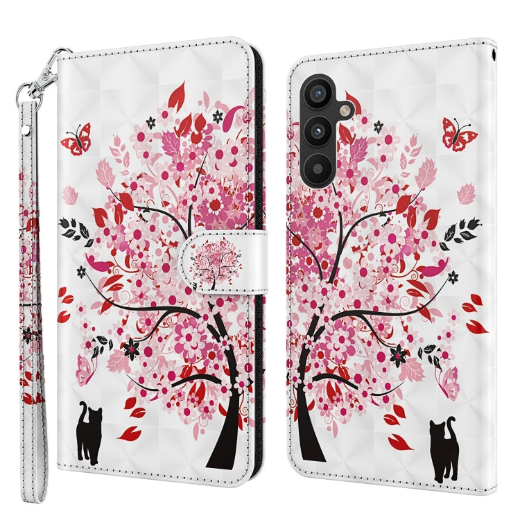Modello di pittura 3D TPU + custodia per telefono in pelle PU, For Samsung Galaxy A24, For Samsung Galaxy A34 5G