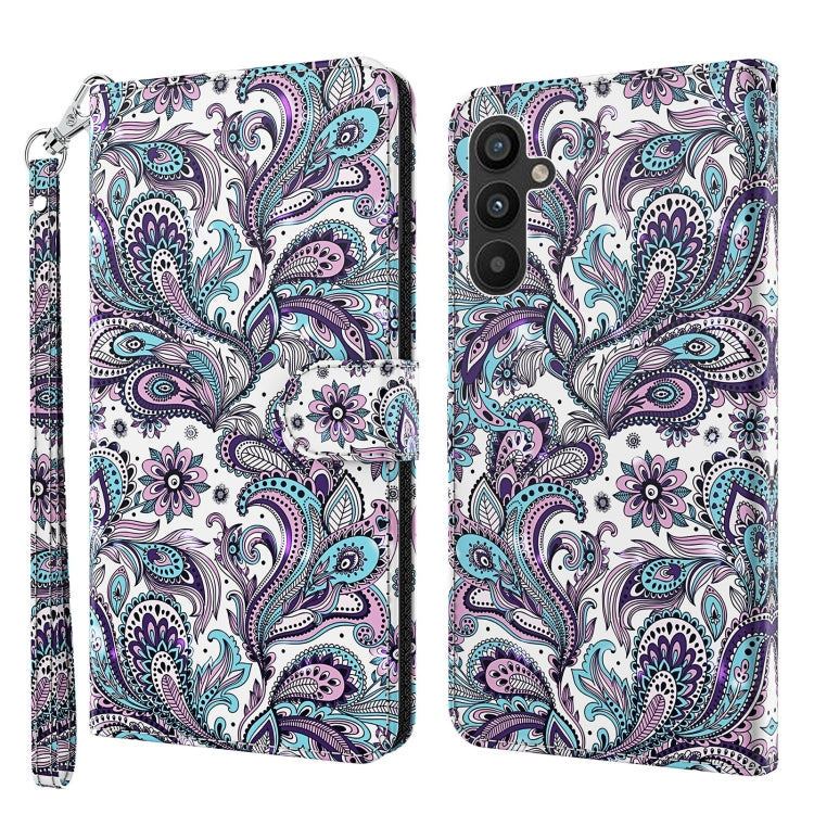 Modello di pittura 3D TPU + custodia per telefono in pelle PU, For Samsung Galaxy A24, For Samsung Galaxy A34 5G