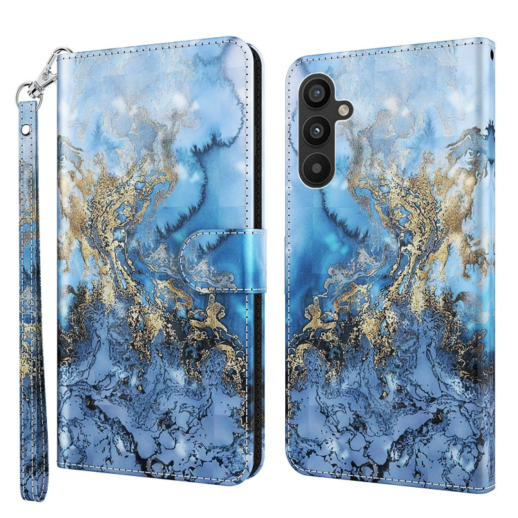 Modello di pittura 3D TPU + custodia per telefono in pelle PU, For Samsung Galaxy A24, For Samsung Galaxy A34 5G