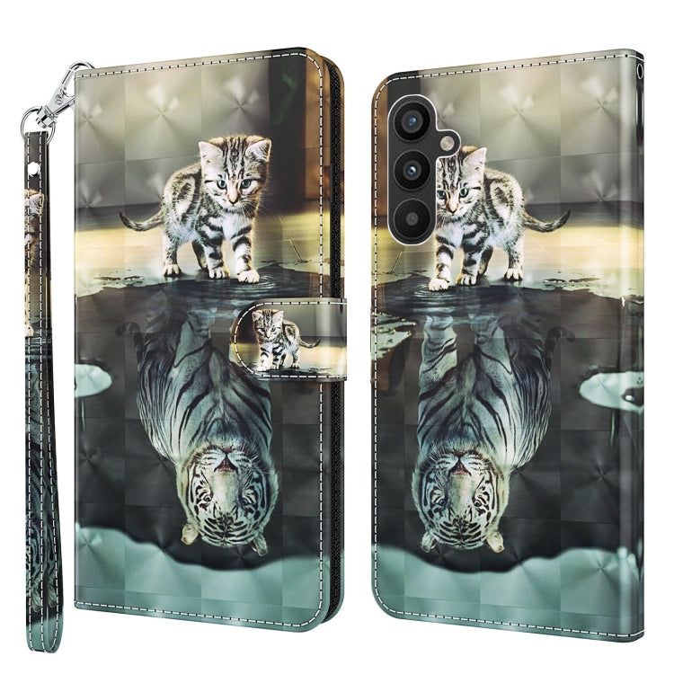 Modello di pittura 3D TPU + custodia per telefono in pelle PU, For Samsung Galaxy A24, For Samsung Galaxy A34 5G