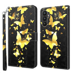 Modello di pittura 3D TPU + custodia per telefono in pelle PU, For Samsung Galaxy A24, For Samsung Galaxy A34 5G