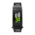 K30 0,96 pollici cinturino in pelle auricolare vita staccabile impermeabile Smart Watch supporto chiamata Bluetooth, Leather Band (Brown), Leather Band (Black), Leather Band (Brown Silver)