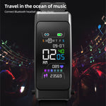 K30 0,96 pollici cinturino in pelle auricolare vita staccabile impermeabile Smart Watch supporto chiamata Bluetooth, Leather Band (Brown), Leather Band (Black), Leather Band (Brown Silver)