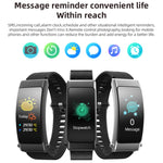 K30 0,96 pollici cinturino in pelle auricolare vita staccabile impermeabile Smart Watch supporto chiamata Bluetooth, Leather Band (Brown), Leather Band (Black), Leather Band (Brown Silver)