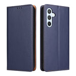 Fierre Shann PU Custodia per telefono in vera pelle con texture in pelle, For Samsung Galaxy A54 5G