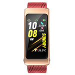 K20 1.14 pollici cinturino in silicone auricolare vita staccabile impermeabile Smart Watch supporto chiamata Bluetooth, Silicone Band (Black), Silicone Band (Black Red), Silicone Band (Black Silver), Silicone Band (Black Rose Gold)