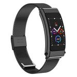 K50 1.08 pollici Steel Band Auricolare Staccabile IP67 Impermeabile Smart Watch Supporto Chiamata Bluetooth, Steel Band (Black), Steel Band (Gold), Steel Band