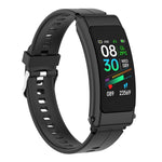 K50 1.08 pollici Silicone Band Auricolare Staccabile IP67 Impermeabile Smart Watch Supporto Chiamata Bluetooth, Silicone Band (Black), Silicone Band (Black Silver)