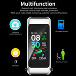 K50 1.08 pollici Silicone Band Auricolare Staccabile IP67 Impermeabile Smart Watch Supporto Chiamata Bluetooth, Silicone Band (Black), Silicone Band (Black Silver)