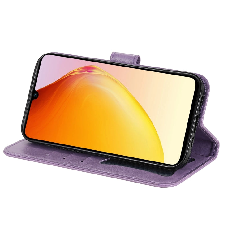Custodia per telefono in pelle goffrata con fiori a 7 petali, For vivo V25 5G/V25e 4G, For vivo Y02 4G, For Xiaomi Redmi K60/K60 Pro, For Xiaomi Redmi 11A 4G/12C