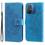 Custodia per telefono in pelle goffrata con fiori a 7 petali, For vivo V25 5G/V25e 4G, For vivo Y02 4G, For Xiaomi Redmi K60/K60 Pro, For Xiaomi Redmi 11A 4G/12C
