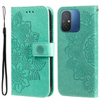 Custodia per telefono in pelle goffrata con fiori a 7 petali, For vivo V25 5G/V25e 4G, For vivo Y02 4G, For Xiaomi Redmi K60/K60 Pro, For Xiaomi Redmi 11A 4G/12C