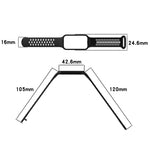 Cinturino in silicone traspirante bicolore Loop, For Redmi Band 2