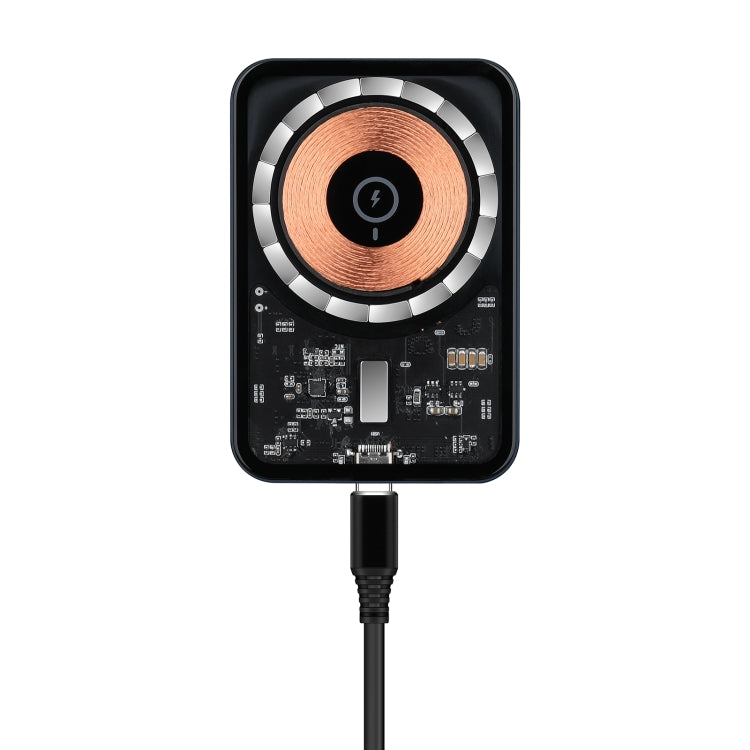 Caricatore per auto wireless magnetico trasparente con presa d'aria, X6F, X9F