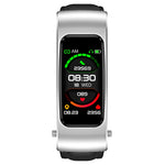 K60 1.08 pollici cinturino in pelle auricolare vita staccabile impermeabile Smart Watch supporto chiamata Bluetooth, Leather Band (Black Silver), Leather Band (Brown), Leather Band (Black), Leather Band (Brown Silver)