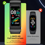 K60 1.08 pollici cinturino in pelle auricolare vita staccabile impermeabile Smart Watch supporto chiamata Bluetooth, Leather Band (Black Silver), Leather Band (Brown), Leather Band (Black), Leather Band (Brown Silver)