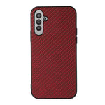 Custodia per telefono in PU con trama in fibra di carbonio con foro preciso, For OnePlus 11 5G, For OnePlus Ace 2 / 11R, For Samsung Galaxy A24